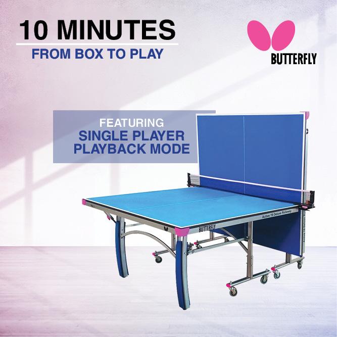 アスレタ　アルトゥール　28cm Active 19 Deluxe Table Tennis Table | Butterfly Table Tennis